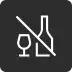 no alcohol